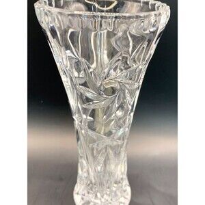Lenox Crystal Star Vase Original Certificate Signature Small Dainty Clear